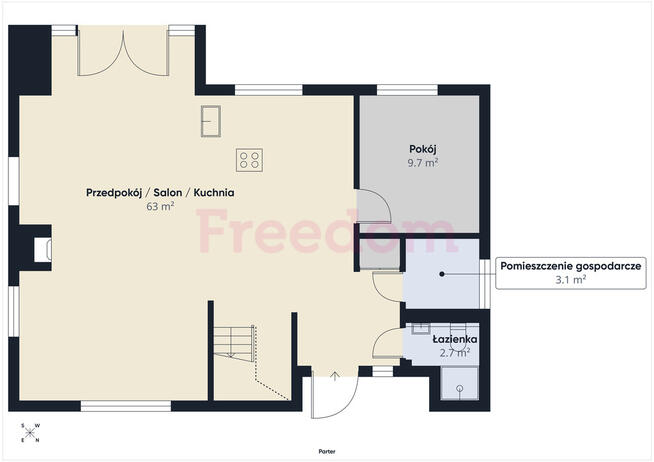 Dom przy jeziorze Kalwa – Osada Zamkowa Pasym