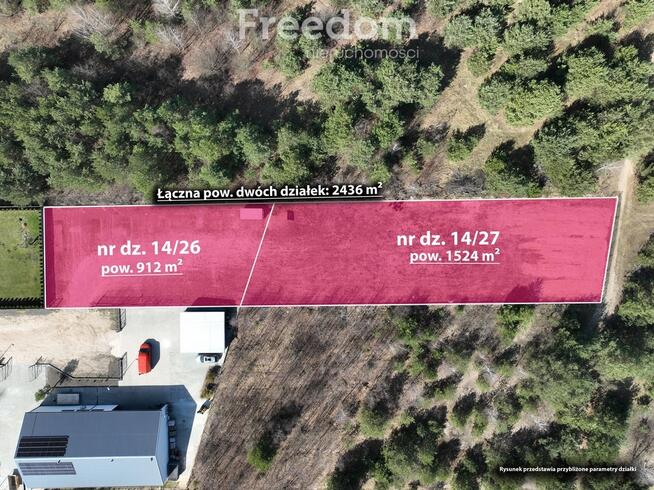 Dwie działki niedaleko Legionowa | Usługi