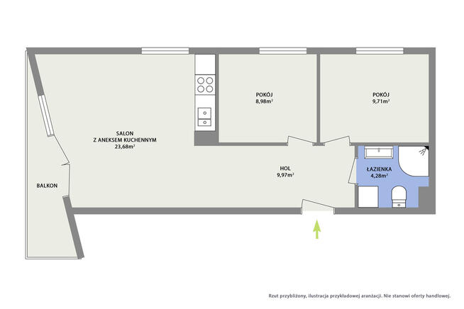 3 pokoje/garaż/komórka/winda/blisko morza