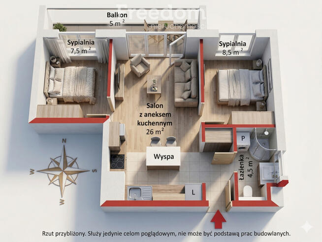 Apartament z widokiem na morze, Ustronie Morskie