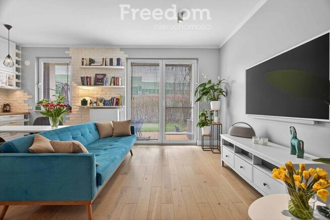 eleganckie i jasne mieszkanie z 2 ogródkami