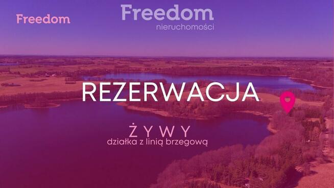 Działka z linią brzegową jeziora