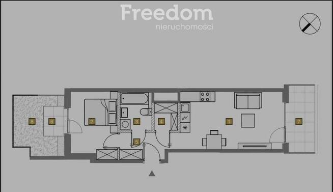 Atrakcyjne 2- pokojowe mieszkanie na Mokotowie