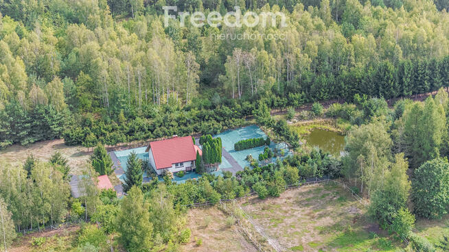 Mały dom na siedliskowej działce.