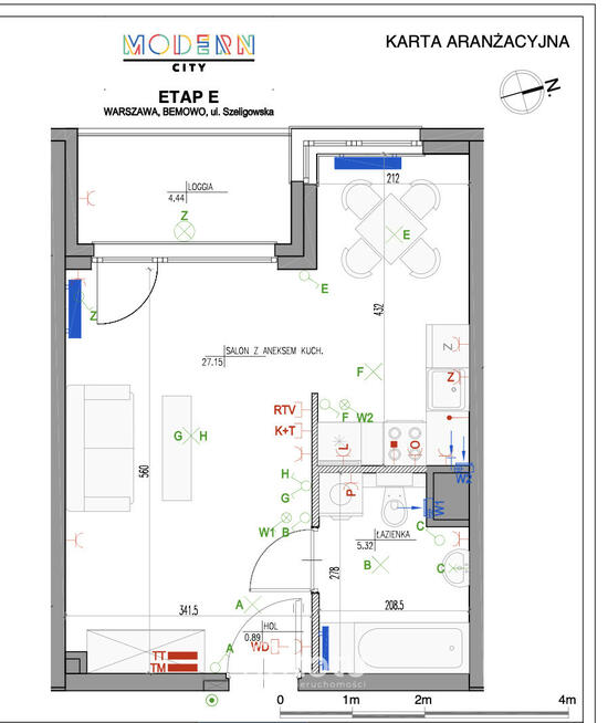 Mieszkanie Warszawa gm. Bemowo Bemowo, Szeligowska