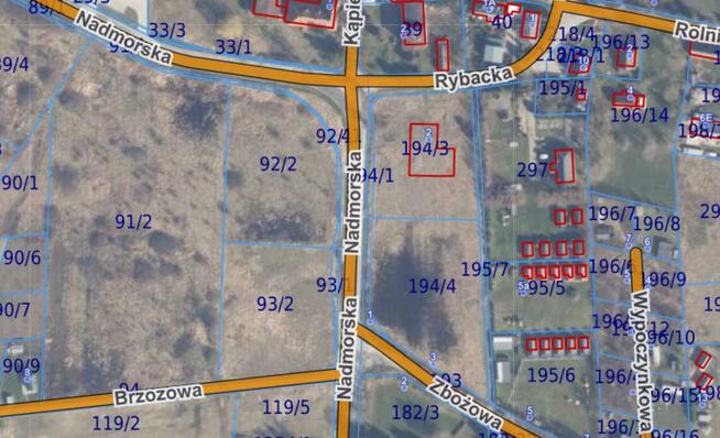 Działka inwestycyjna Jezierzany gm. Postomino