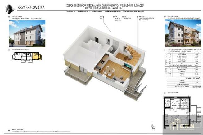Mieszkanie Wieliczka, Krzyszkowicka
