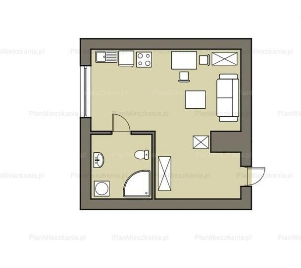 Wrocławska 76, Śródmieście, jasna kawalerka