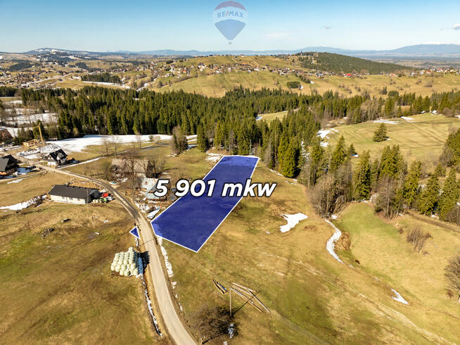 Sierockie | działka 5901m2 | WZtka 4 domy