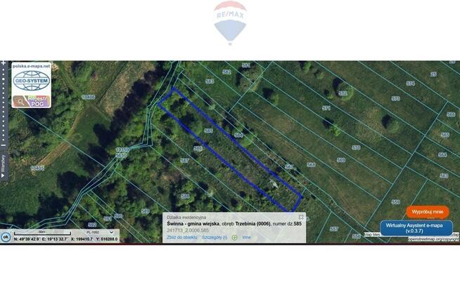 Działka budowlana w miejscowości Trzebinia