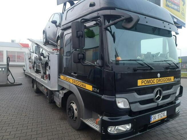 MERCEDES -ATEGO-MERSCH-AUTOTRANSPORTER NA 5 AUT! BDB STAN MECHANICZNY