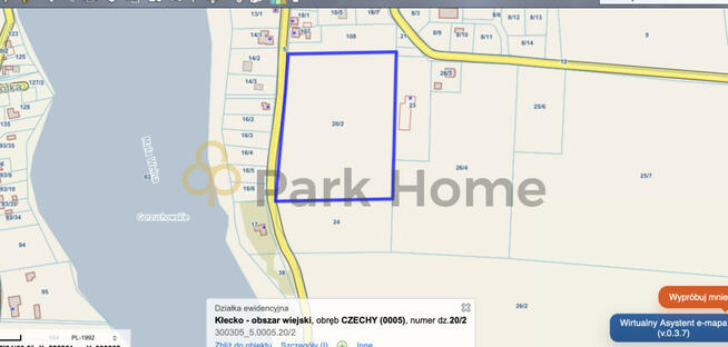 Działka budowlana Czechy gm. Kłecko,