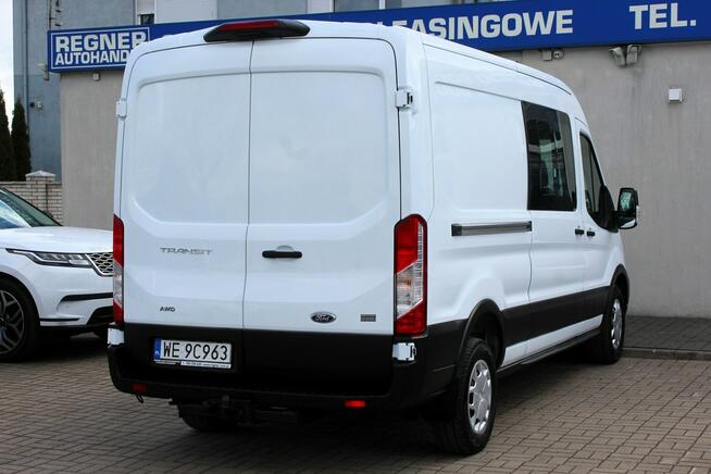Ford Transit 4x4 SalonPL 6-osobowy FV23% L3 Kamera Parktronic Tempomat Gwarancja