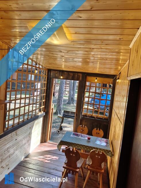 Domek letniskowy typu bliźniak Sielpia las jezioro