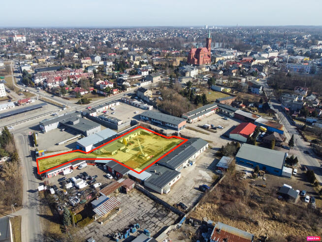 Działka inwestycyjno-usługowa w centrum Zgierza