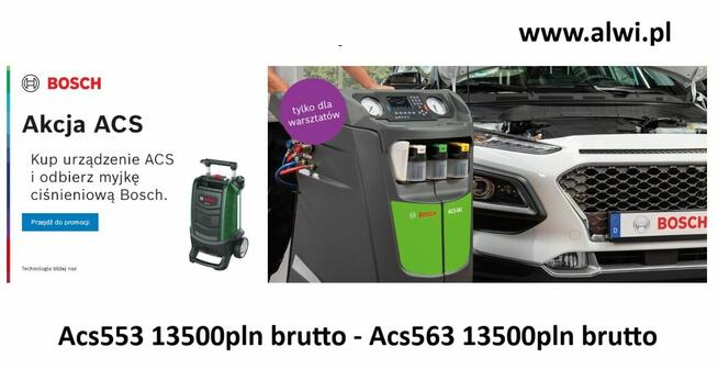 Acs 563-P stacja klimatyzacji Bosch Promocja 13500 ,- brutto