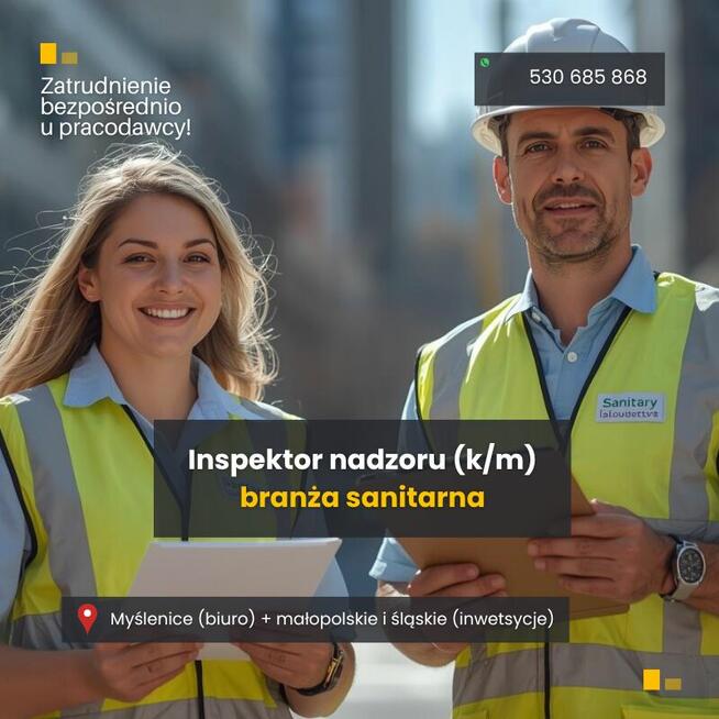 Inspektor Nadzoru – branża sanitarna (m/k)
