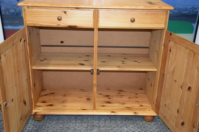 komoda z drewna sosnowego - jak nowa