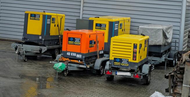 Wynajem Agregatów prądotwórczych Mobilny dostawa samochodem