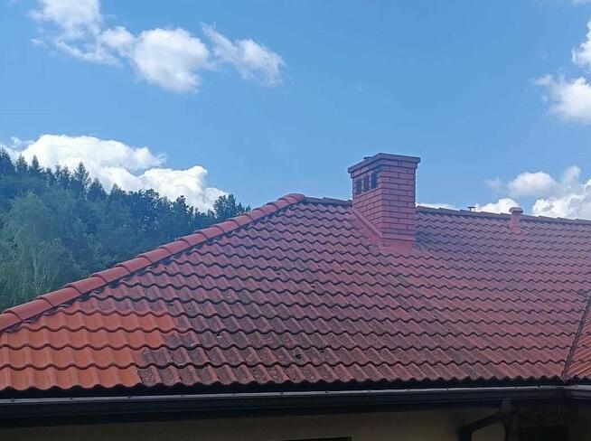Malowanie dachów, mycie kostki brukowej