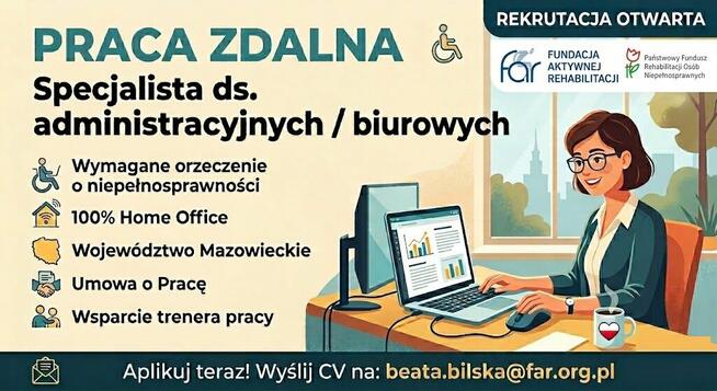 Specjalista ds. administracyjnych / biurowych