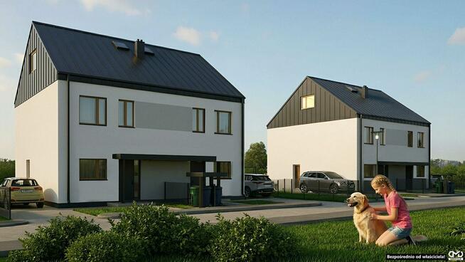 Segment w zabudowie bliźniaczej 129 m² DZIAŁKA 500m2 gm. Iza