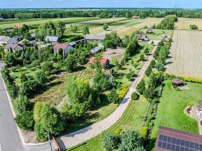 Stylowe siedlisko z domem z bala.