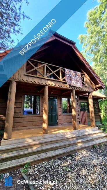 Wyjątkowy drewniany dom pod Warszawą