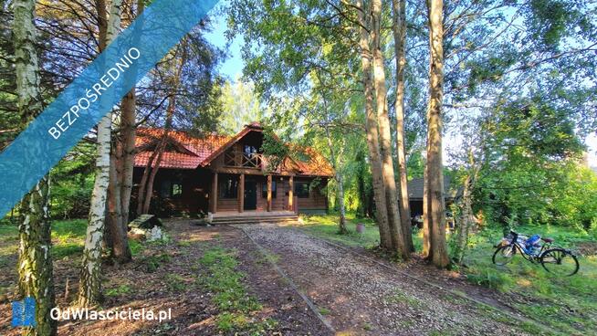 Wyjątkowy drewniany dom pod Warszawą