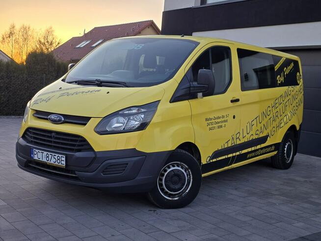 Ford Transit Custom DŁUGI LONG L2H1 bezwypadkowy, świeży rozrząd/ 6 osób DOKA/ BRYGADÓWKA