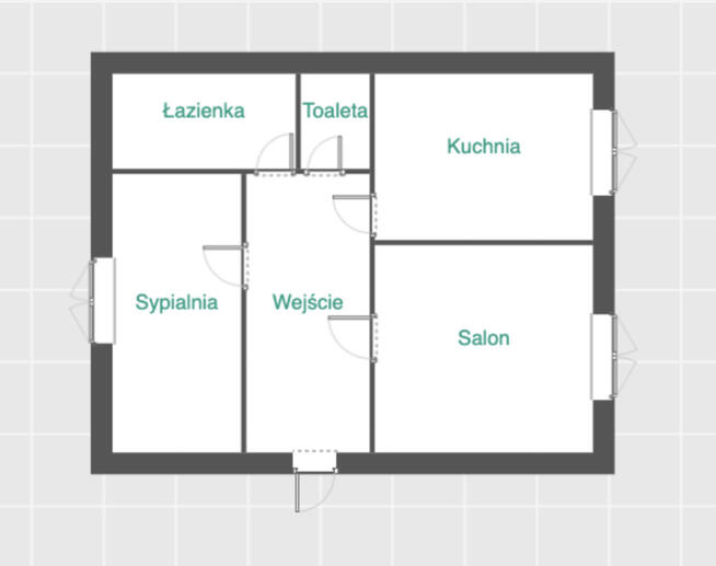 Po remoncie, 2 pokoje z balkonem, niskie piętro