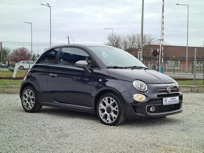 Fiat 500 Automat Klimatronik Półskóry Tempomat Halogeny Komputer Alu