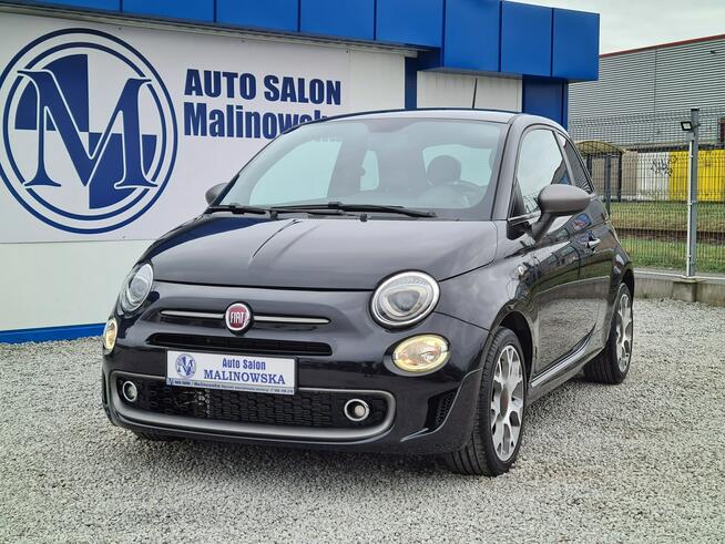 Fiat 500 Automat Klimatronik Półskóry Tempomat Halogeny Komputer Alu