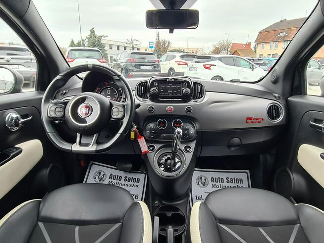 Fiat 500 Automat Klimatronik Półskóry Tempomat Halogeny Komputer Alu