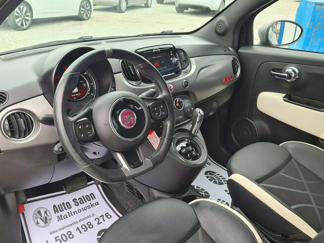 Fiat 500 Automat Klimatronik Półskóry Tempomat Halogeny Komputer Alu