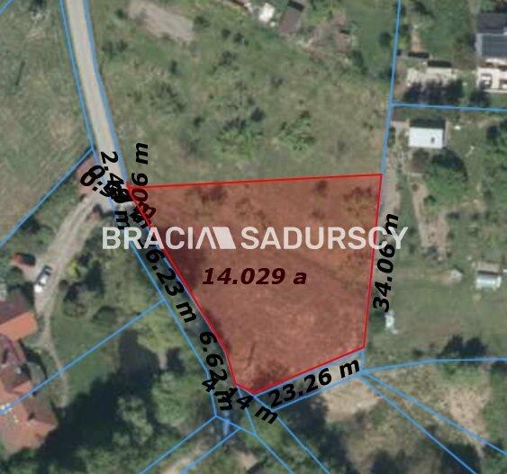 Działka budowlana Kraków Dębniki, Tyniec, Podgórki Tynieckie