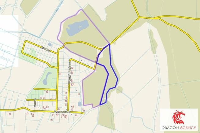 Działka siedliskowa Łęgi gm. Dobra