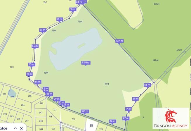 Działka siedliskowa Łęgi gm. Dobra