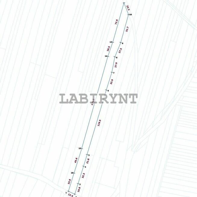 Choroń, ul. Partyzantów, 4333m2, wszystkie media