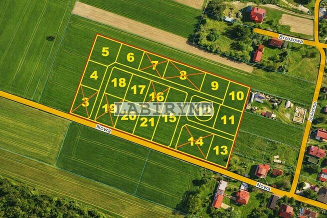 Rzerzęczyce 1132m2 budowlana, z planem miejscowym