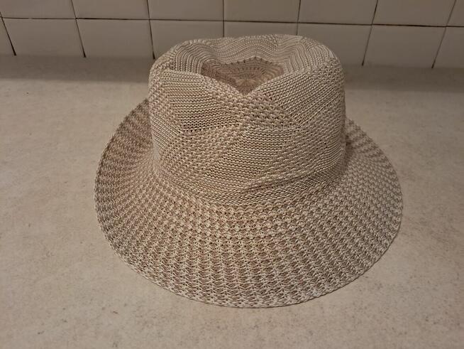 Kapelusz letni beżowy, rozm. 54/56, do sprzedania