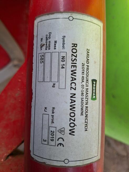 Rozsiewacz nawozow Pronar 2019r