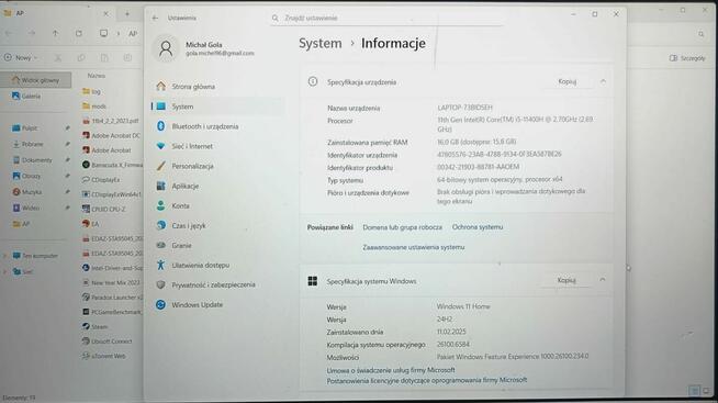 Sprzedaż Laptopów Gamingowych – Specyfikacja i Wydajność