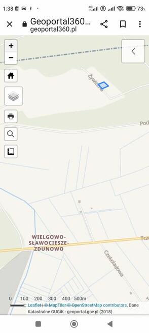 Sprzedam ładną działkę pod lasem