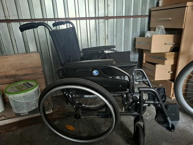 Wózek inwalidzki + chodzik/balkonik – zestaw, stan dobry