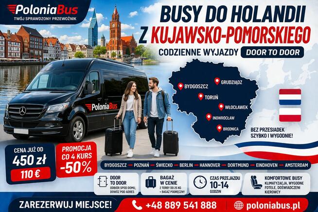 BUSY DO Holandii Niemiec i Belgii
