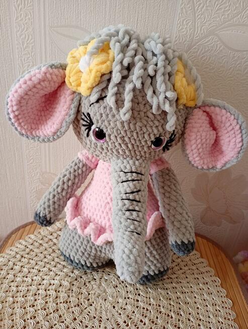 Pluszowa maskotka słoń Helenka