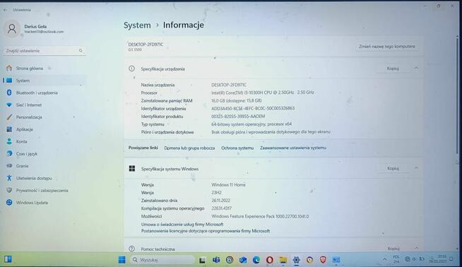 Sprzedaż Laptopów Gamingowych – Specyfikacja i Wydajność