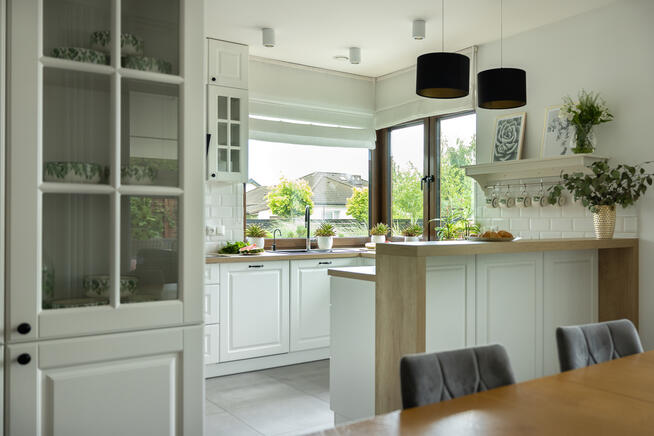 Nowoczesny dom z sauną, pięknym ogrodem - Wilkszyn