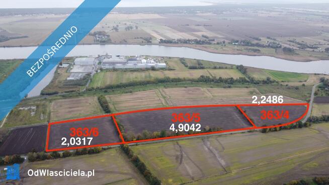 Gdańsk–Wiślinka 9,19 ha przy S7 Działki Przemysłowe UP Z MPZP Okazja!